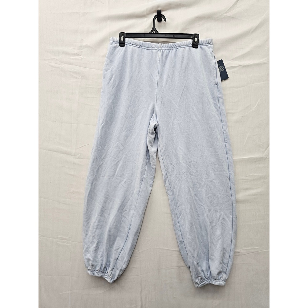 Universal Thread Womens Jogger Pants Blue Cotton Blend Casual Size Large